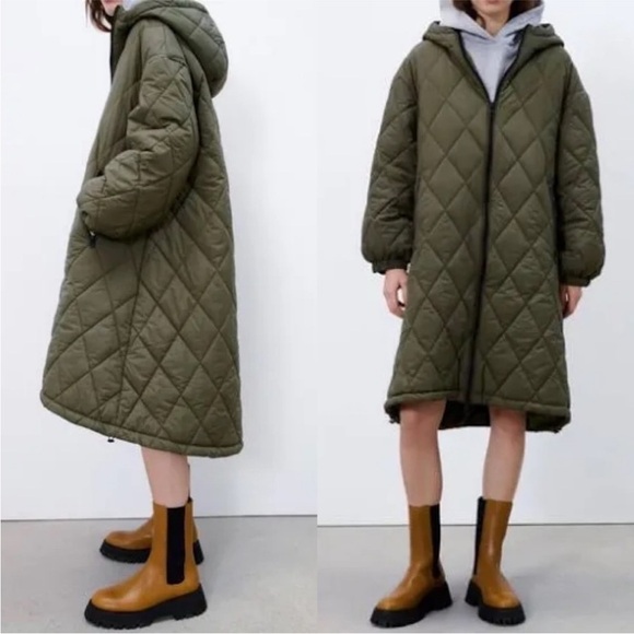 Zara Leather Lug Sole Chunky Ankle Chelsea Combat Boots Cognac Brown Black 37 - Picture 4 of 13